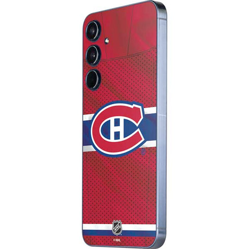 NHL Montreal Canadiens Home Jersey Galaxy A35 5G Skin